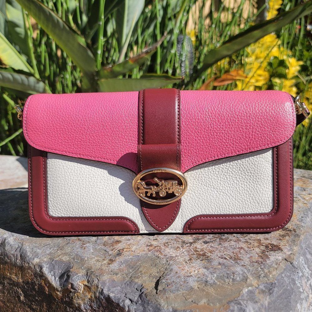 NWOT Georige Color Block Shoulder Bag